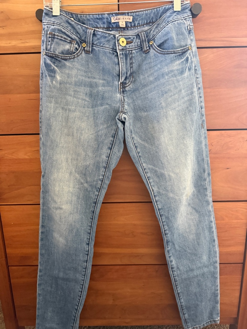 CAbi Women’s Light Blue Skinny Jeans Size 4